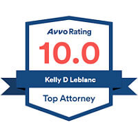 Avvo Top attorney badge for Kelly LeBlanc